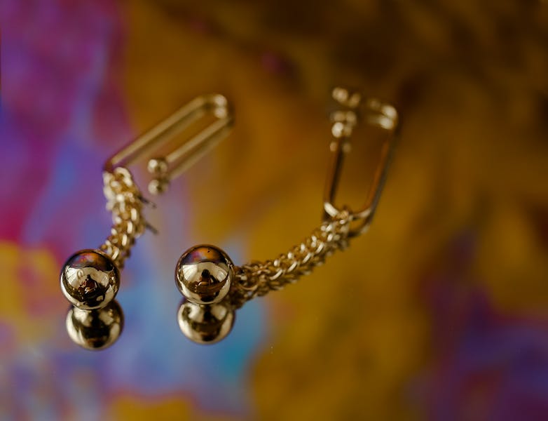 Boucles d'oreilles en or et diamants